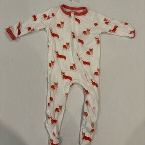 Kyte Baby Corgi dog Footie size 3-6 months